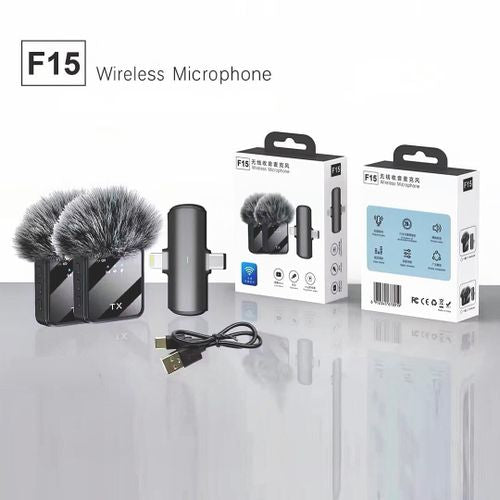 F15 Dual Wireless Microphone