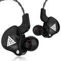 Qkz ak6 gaming earbuds with microphone, universal 3.5mm HiFi sports in-ear headphones
