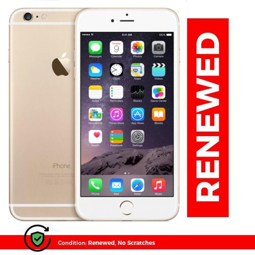 Renewed IPhone 6 Plus 1GB RAM+64GB ROM 2915mAh 5.5in Screen HD Camera 8MP Touch ID - Reconditionné - 99.99%New- Gold