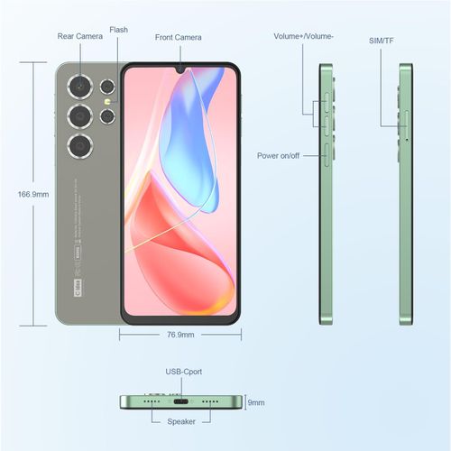 C Idea 6.7 Inches Smartphone,with android10 snapdragon processor