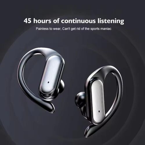 Bolizma Wireless Earbuds Bluetooth 5.4 Open Ear Bluetooth Headphones, Wireless Ear Hook Earbuds with ENC Noise Cancelling Mic, Comfortable Sports Headset with Long Battery Life for Running, Gym, Driving & Daily Use