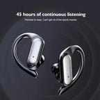 Bolizma Wireless Earbuds Bluetooth 5.4 Open Ear Bluetooth Headphones, Wireless Ear Hook Earbuds with ENC Noise Cancelling Mic, Comfortable Sports Headset with Long Battery Life for Running, Gym, Driving & Daily Use