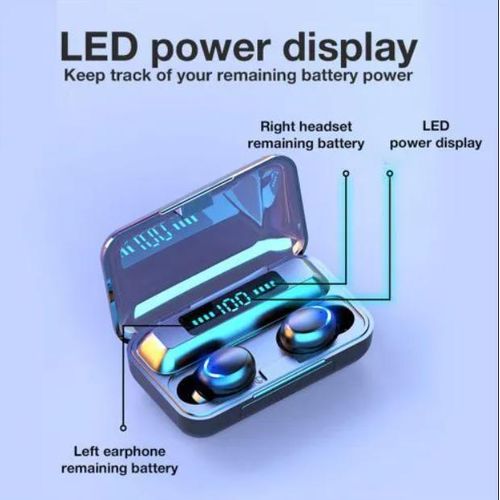 F9-5 Bluetooth Earbuds True Wireless Earphone Waterproof Headset Premium Sound with casing that can also charge your phone