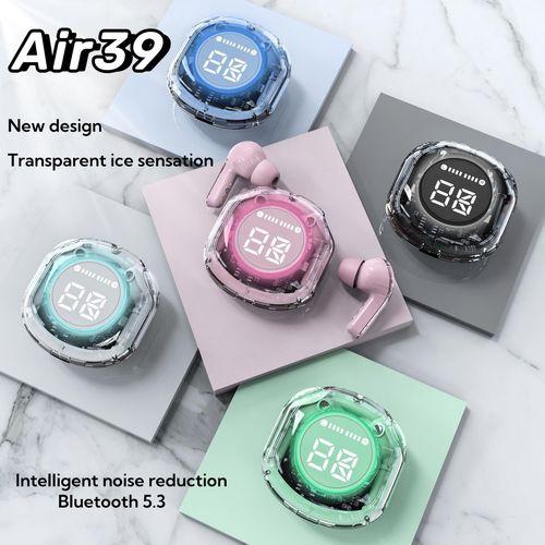 GUIXIA Air39 wireless Bluetooth 5.3 earphones, battery level digital display