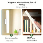 Multi-Function Magnetic LED Wall Light – USB Rechargeable, Rotatable, Touch Control, 3 Color Modes
