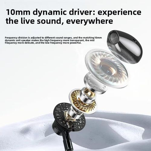 Yellow wireless neck-mounted Bluetooth headphones with ultra-long battery life, memory card slot for karaoké, and high-definition audio for call transmission.