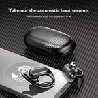Bolizma Wireless Earbuds Bluetooth 5.4 Open Ear Bluetooth Headphones, Wireless Ear Hook Earbuds with ENC Noise Cancelling Mic, Comfortable Sports Headset with Long Battery Life for Running, Gym, Driving & Daily Use