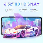 Redbeat D5 Smartphone, 6.52-inch - 4GB RAM + 64GB ROM - 13MP Rear/8MP Front - 5000mAh - Black