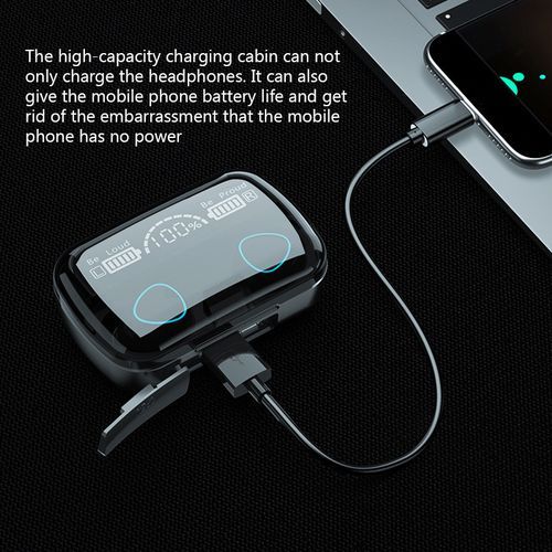 TiLECC M10 Wireless Bluetooth Earphones Waterproof