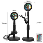 Mythco USB Powered Remote Control 20-Color Sunset Lamp/Projector