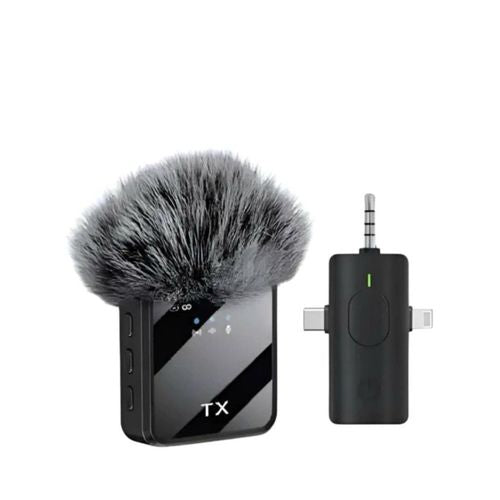 F15 Microphone – For DSLR Camera, Laptop Computer, Android & iOS
